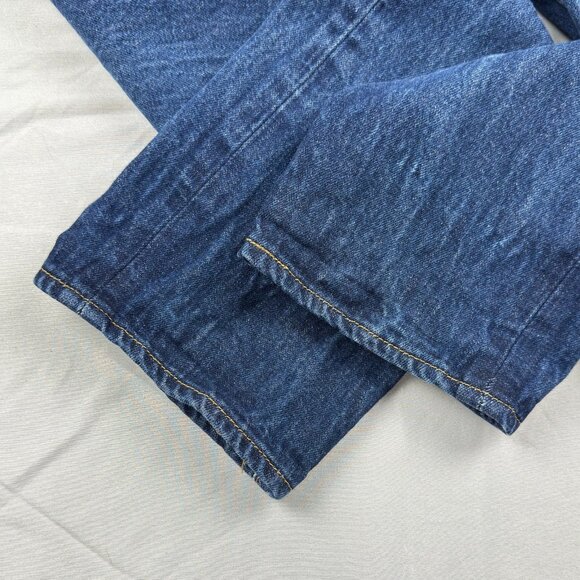 Levi’s 501 Original Button Fly Straight Leg Jeans W31 Dark Blue Denim Men’s - Picture 7 of 12